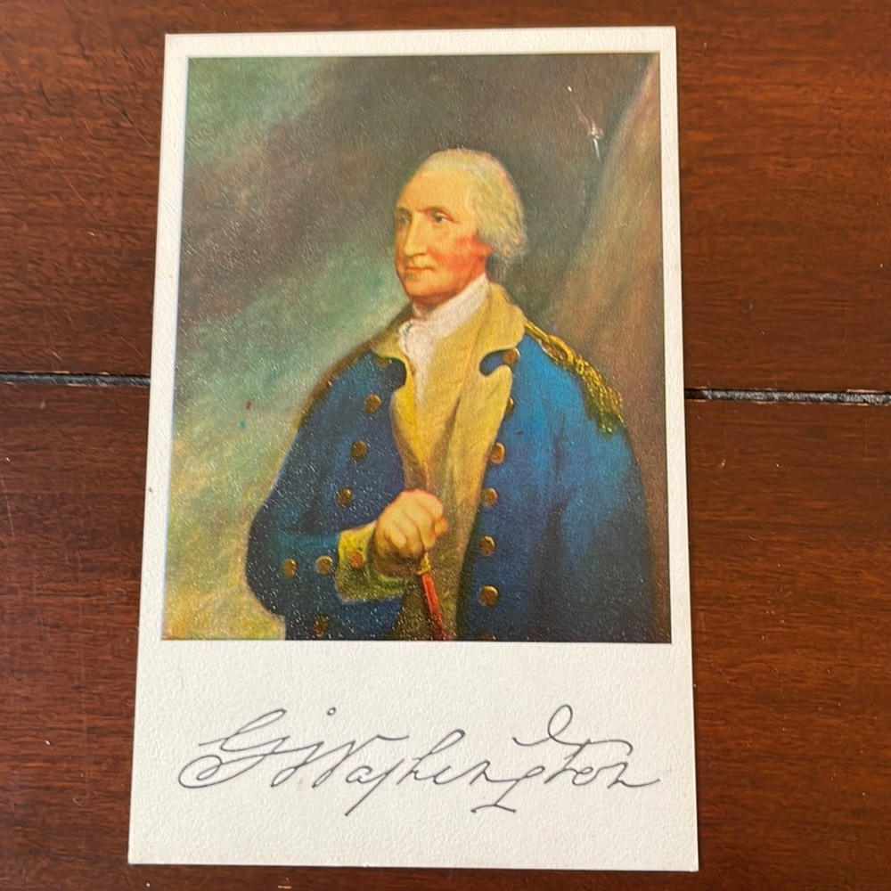 Vintage Independence Hall Postcards of Founding Fathers
